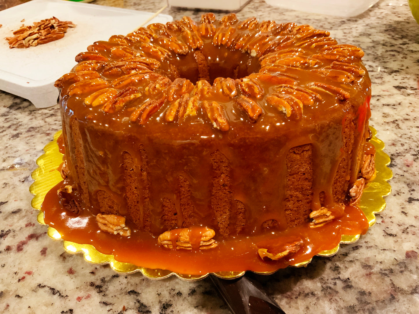Sweet Potato Pecan Bliss pound cake - variations