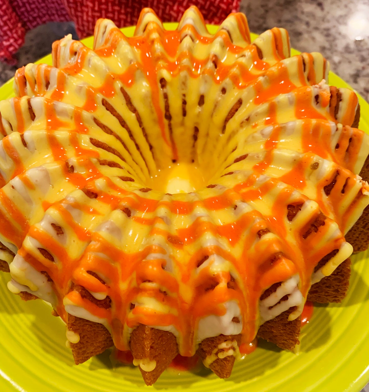 Orange Dreamsicle Pound Cake 8 “