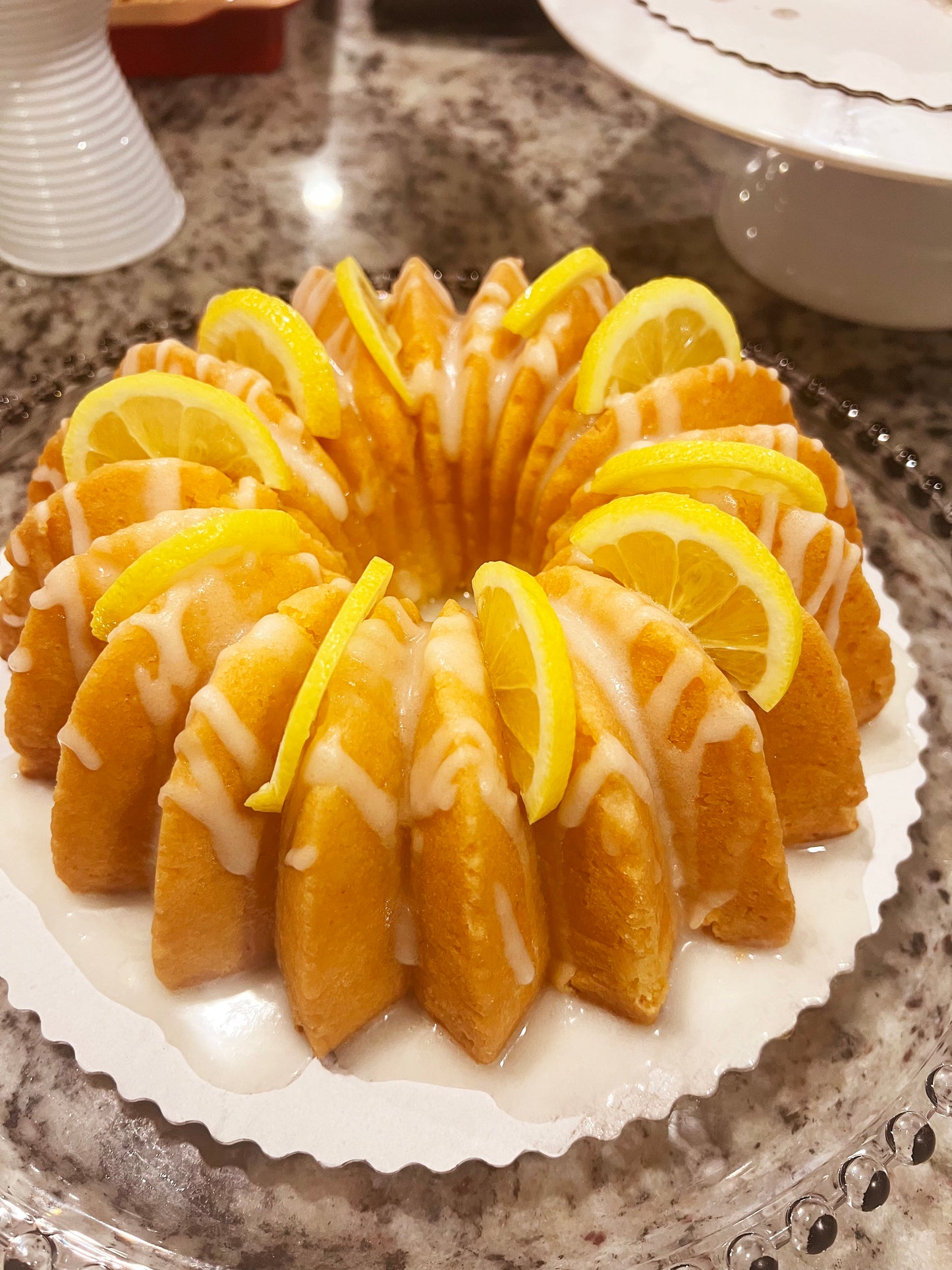 SUGAR-FREE Luscious Lemon, Vanilla or Strawberry Pound Cake -