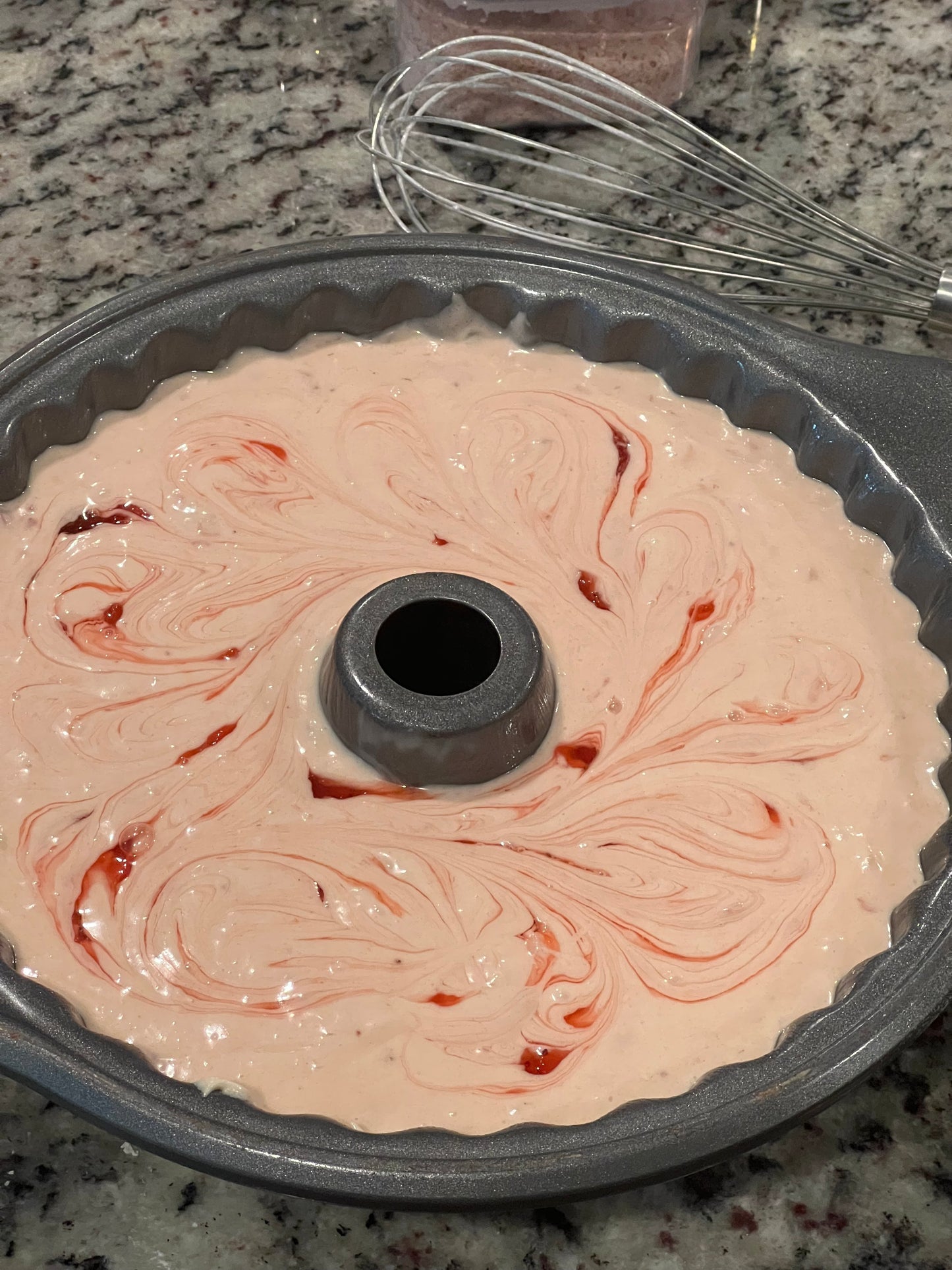 Strawberry Buttermilk Pound Cake