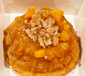 Peach Cobbler Pound Cake 8”