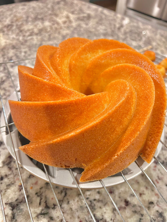 Classic Southern Pound Cake 8”